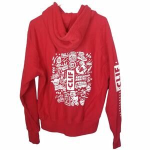 Champion Reverse Weave Mens Cliff Bar Hoodie Sweatshirt M Make It Good Pullover